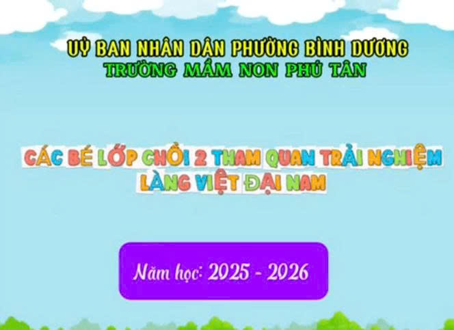 Hoạt động tham quan trải nghiệm Làng Việt Đại Nam -  Lớp Chồi 2